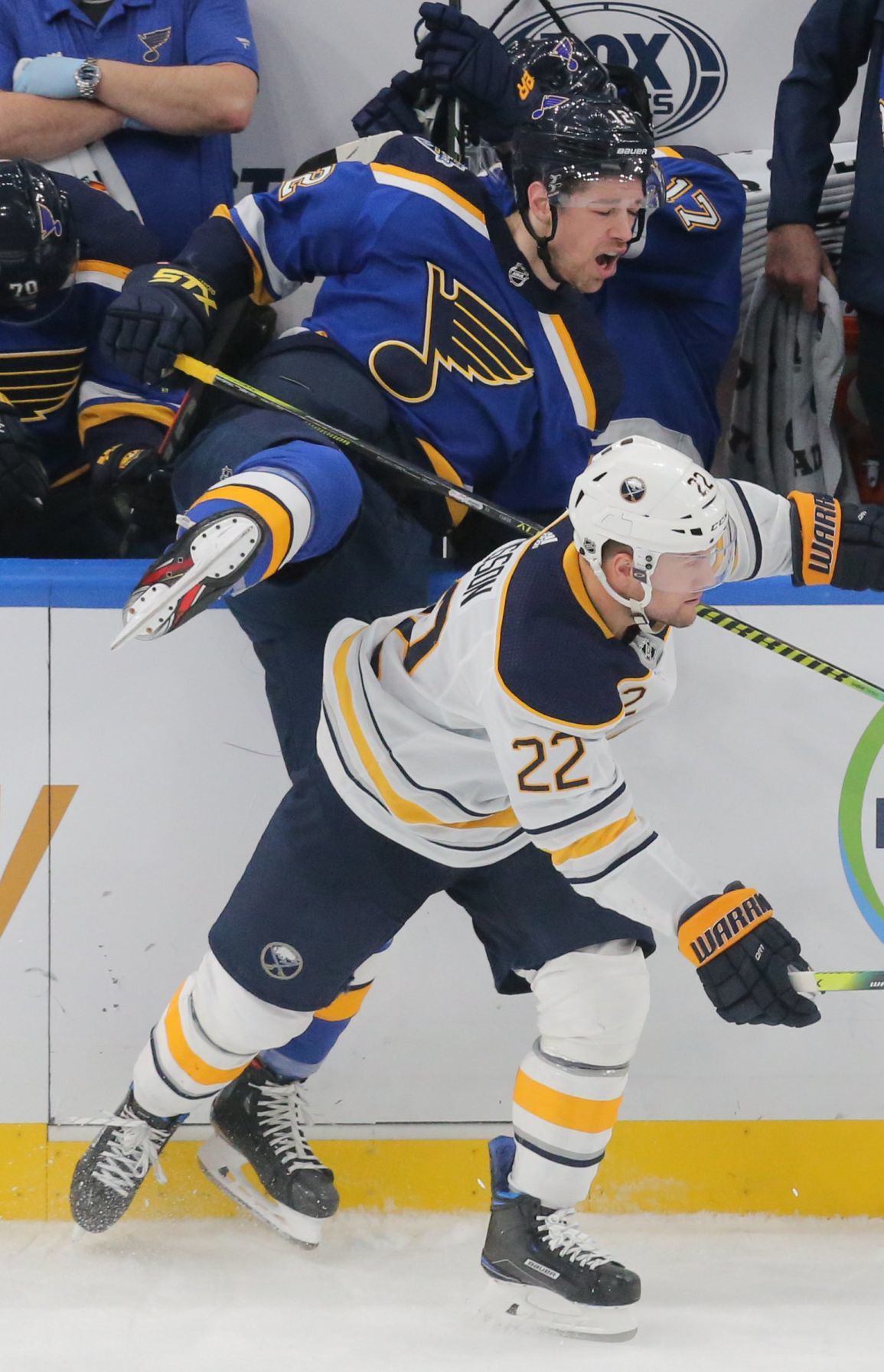 The Blues and the Sabres skate at Enterprise